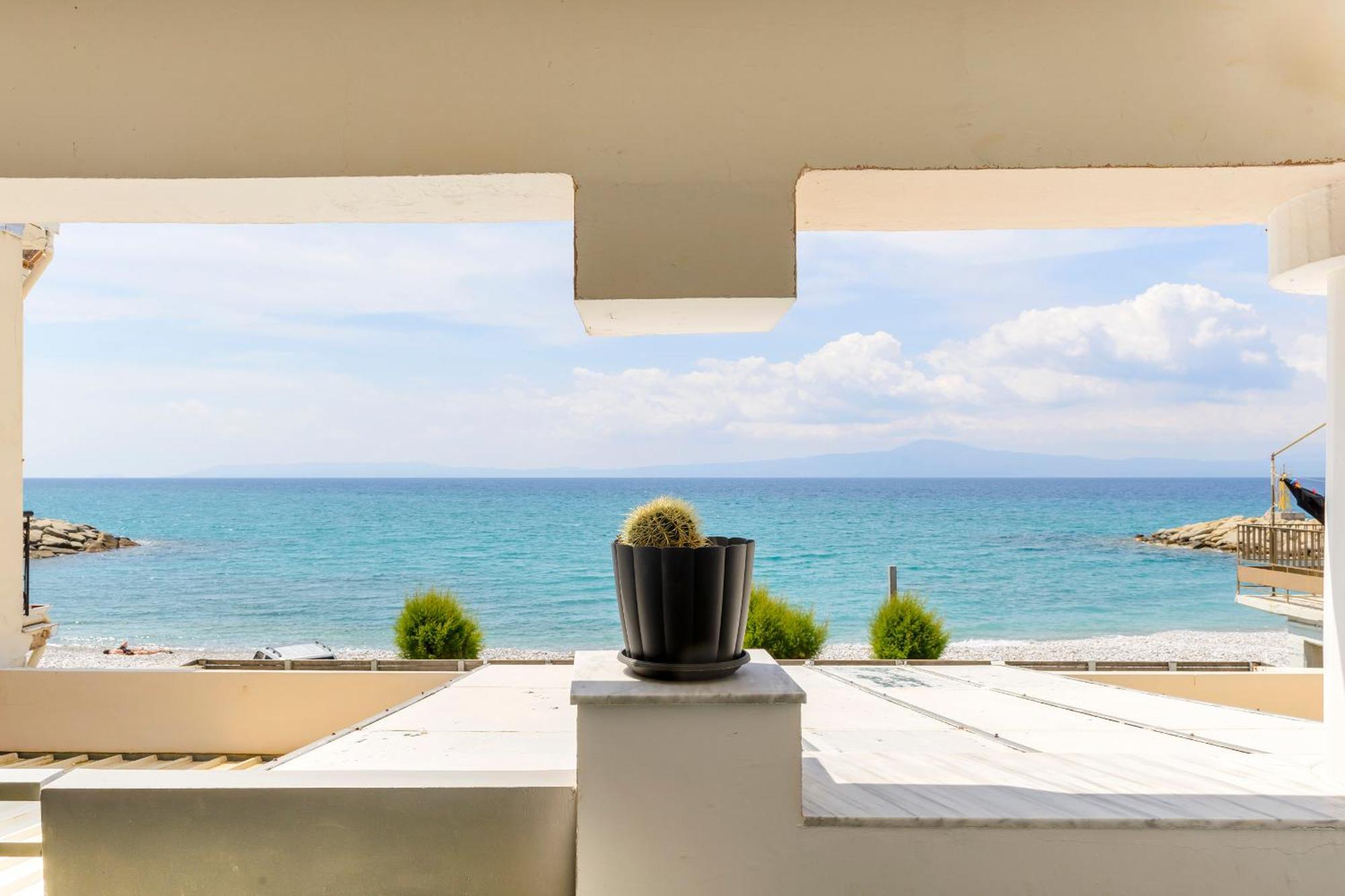 Agali 2 Maizonette Front Of The Sea Apartment Akrogiali Luaran gambar